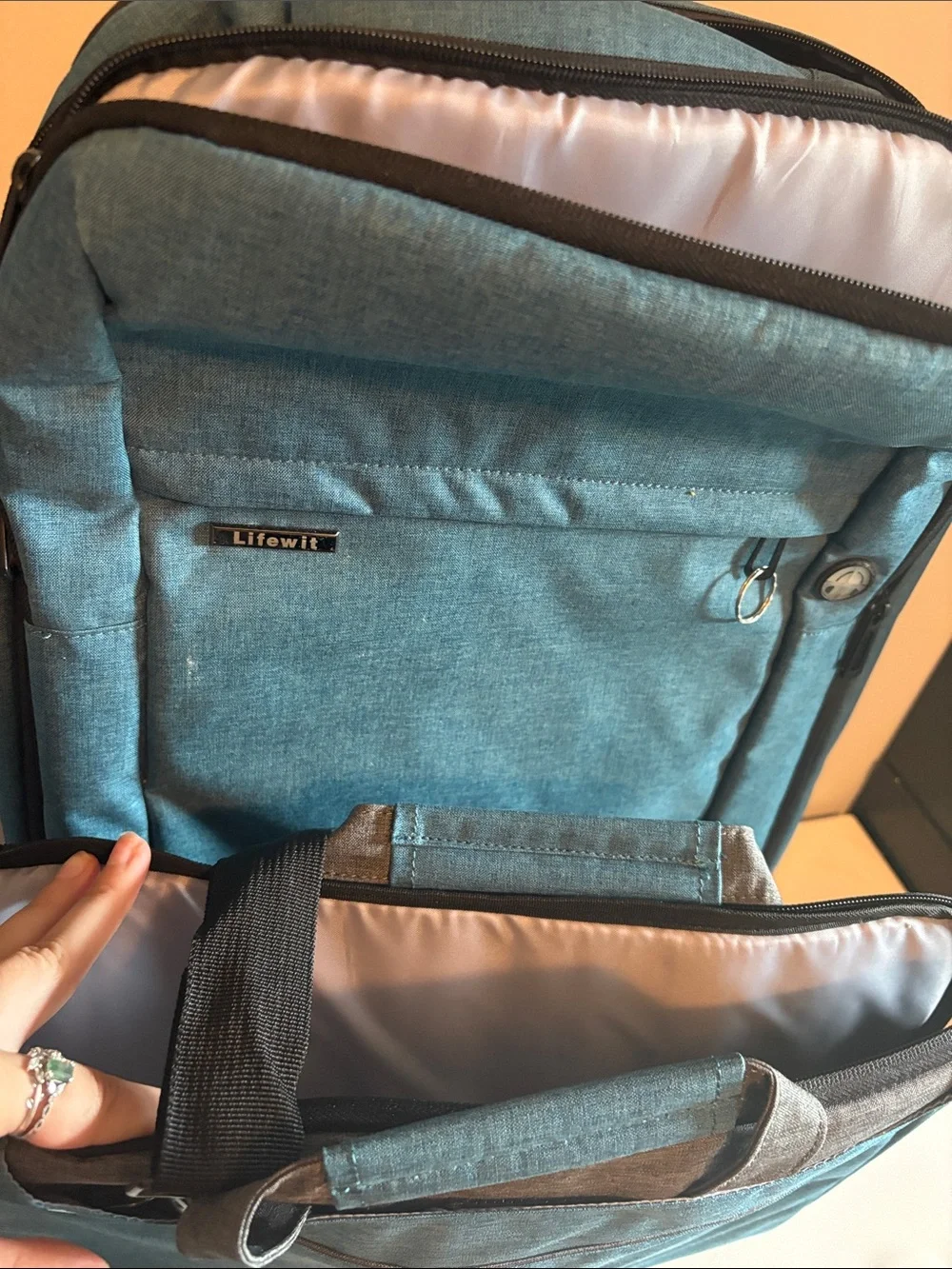 Teal & Gray Men's Backpack - Everyday Carry